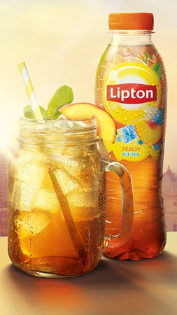 lipton peach black tea